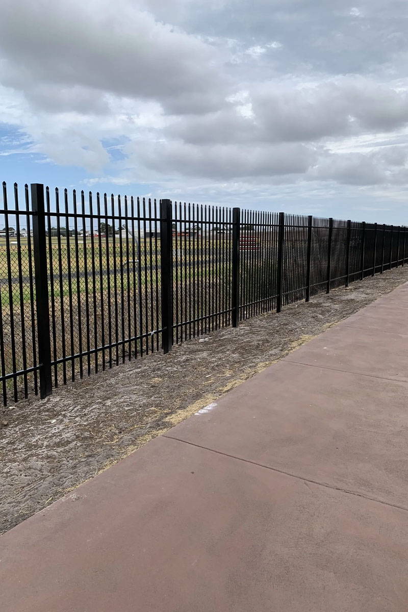 air port security fencing Melbourne