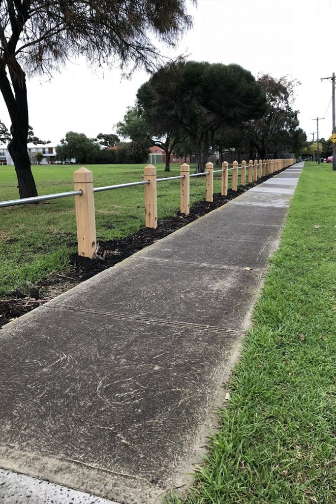 Post rail fencing Melbourne