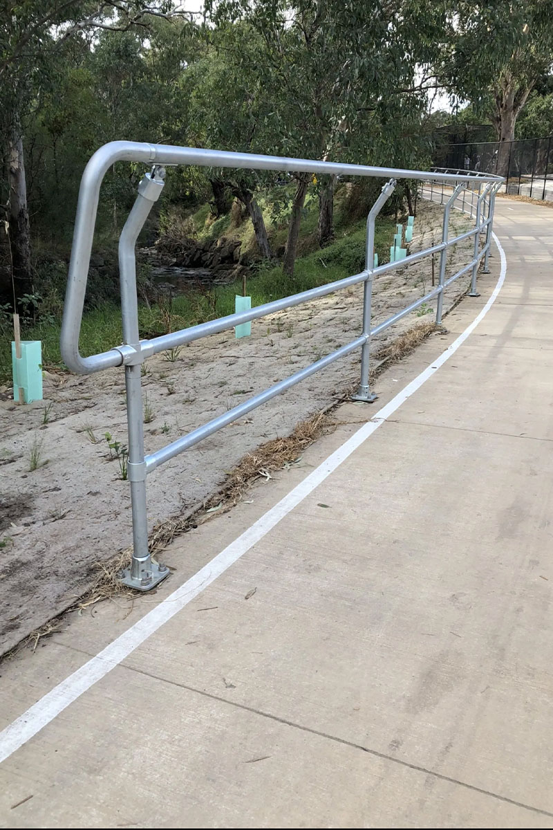 Bike Safety Barrier Melbourne Council Project