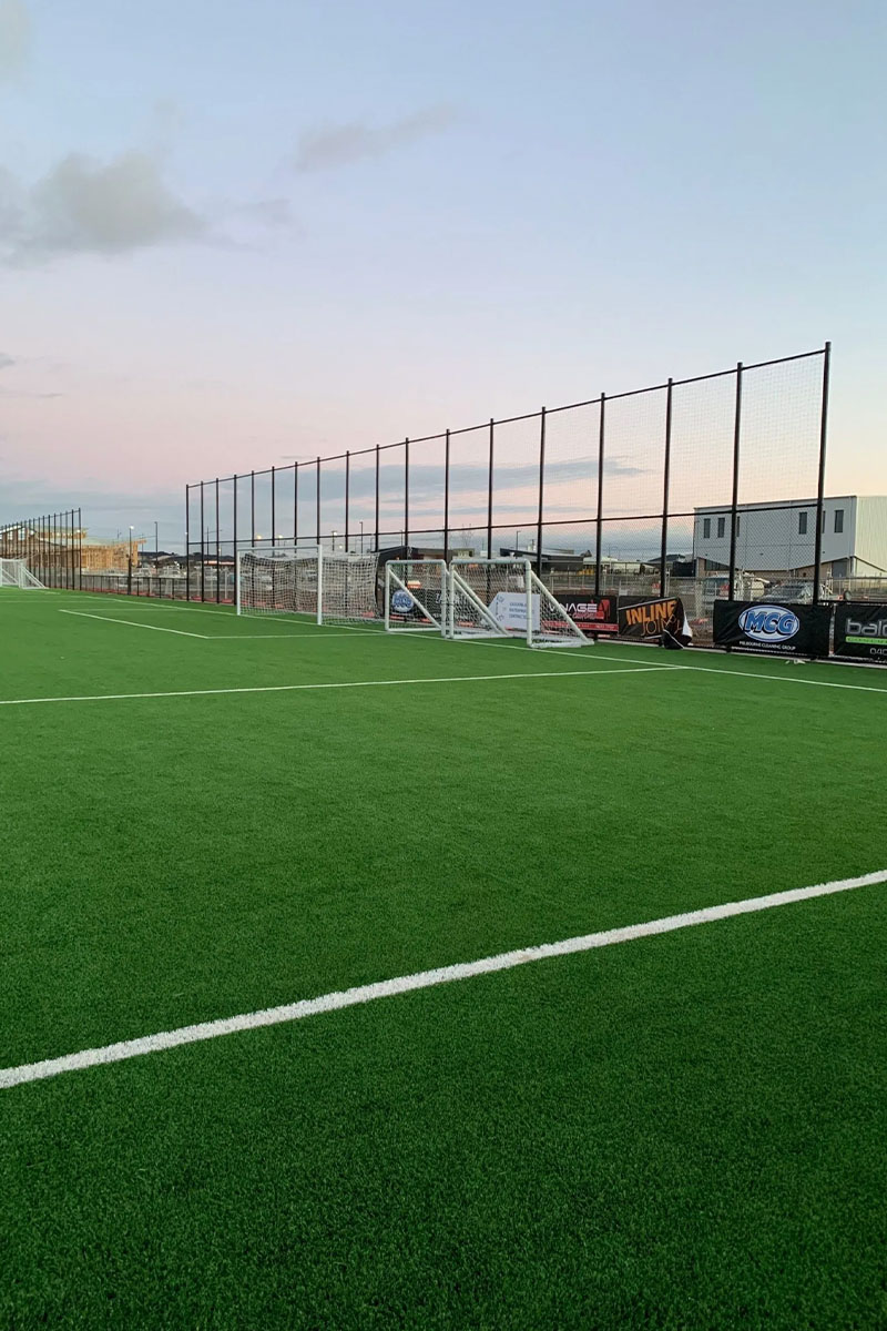 chain mesh sports fencing Melbourne soccer field