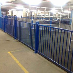 Indoor Car Park Tubular Steel Fencing Melbourne