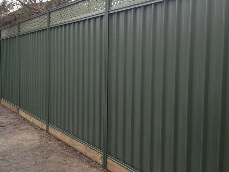 green colorbond fence Melbourne