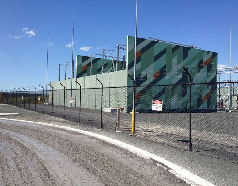 powerplant wire fence Melbourne