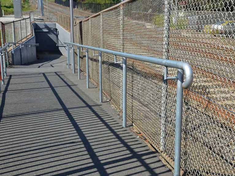 railway station safety barrier Melbourne