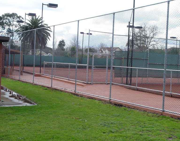 tennis court sport net fence Melbourne