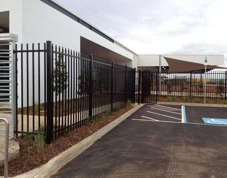 warehouse carpark security fence Melbourne