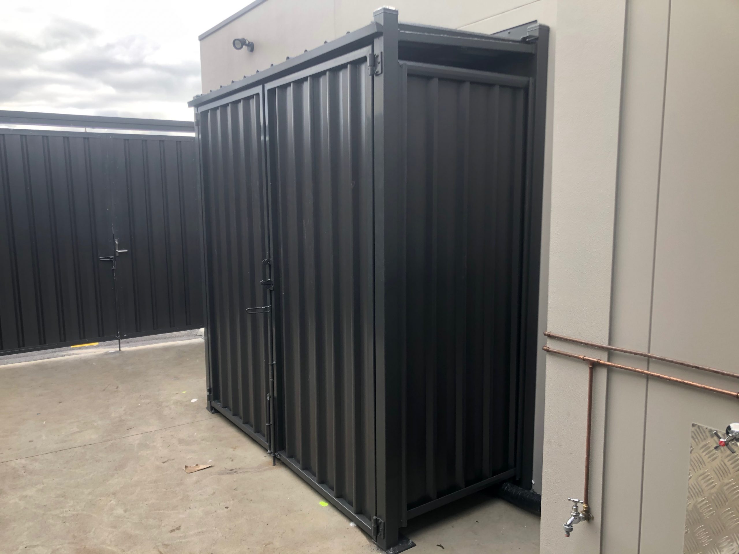 melbourne protective cage colorbond steel epping