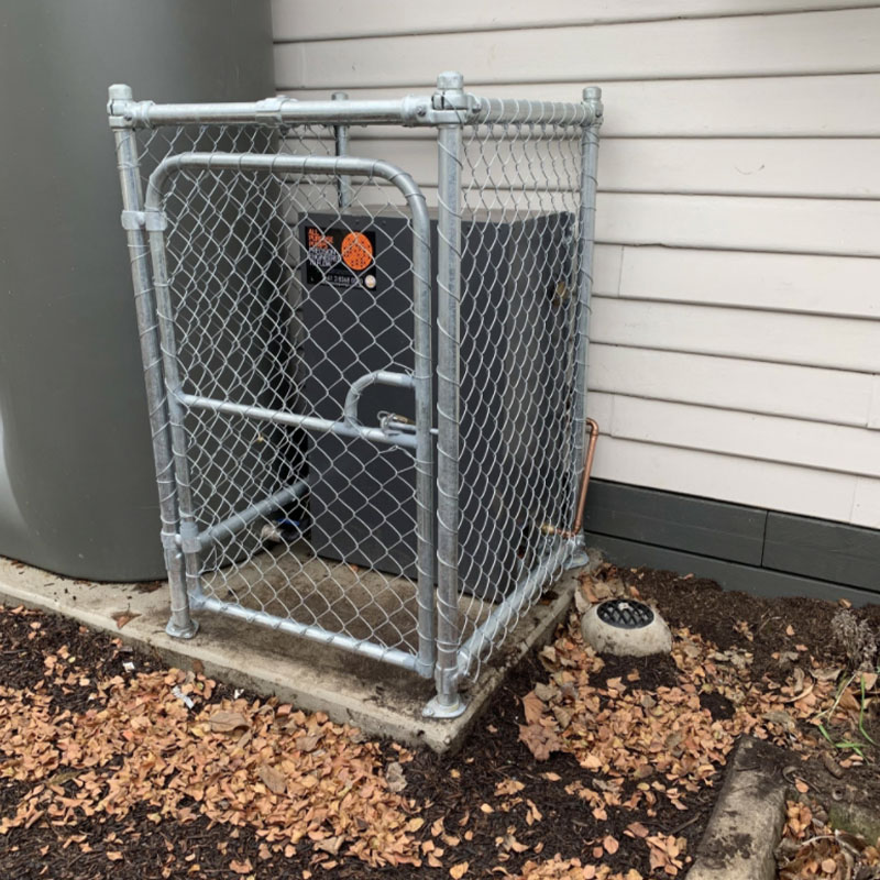 Protective Chain Wire Cage In Coburg, Melbourne