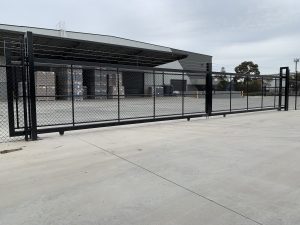 chain mesh sliding gate Melbourne