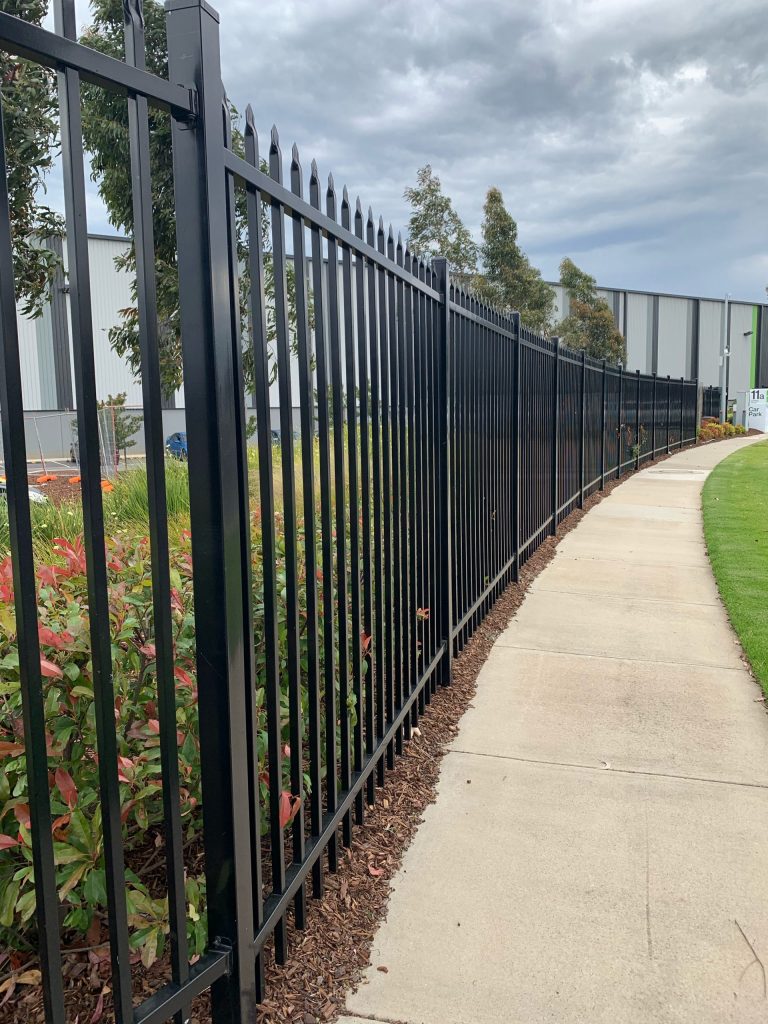 garrison fencing tubular steel fencing moorabbin melbourne