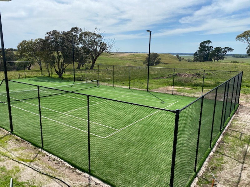 tennis court fencing victoria