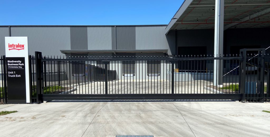 sliding industrial steel gates