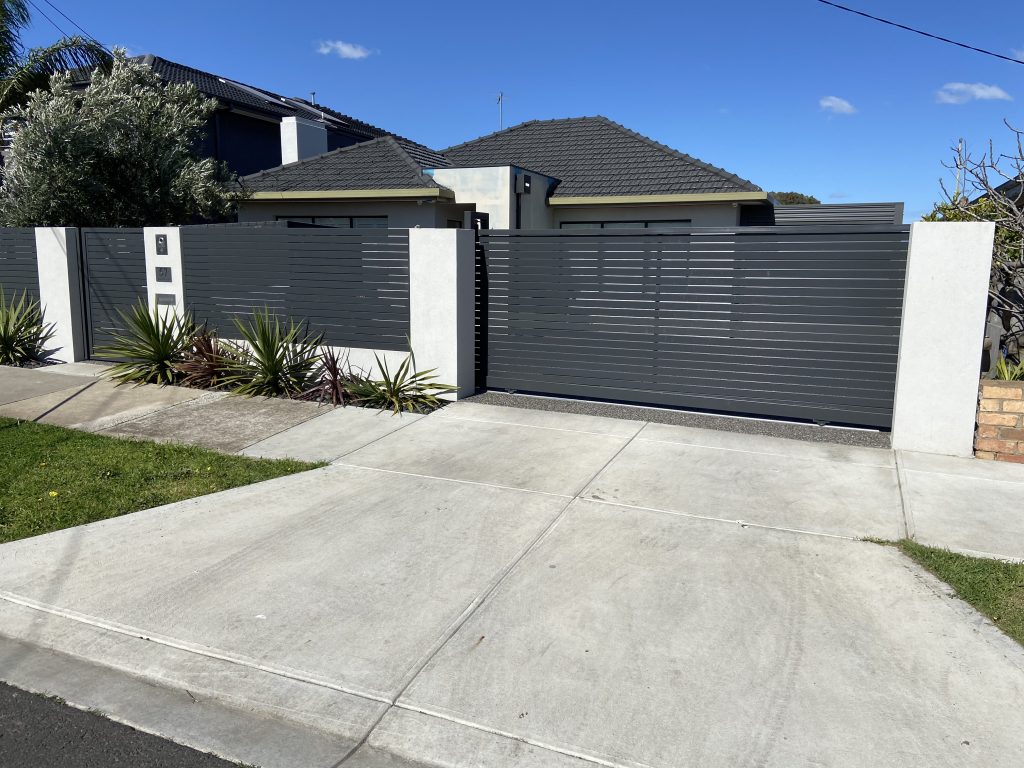 residential driveway gate child-proof fencing