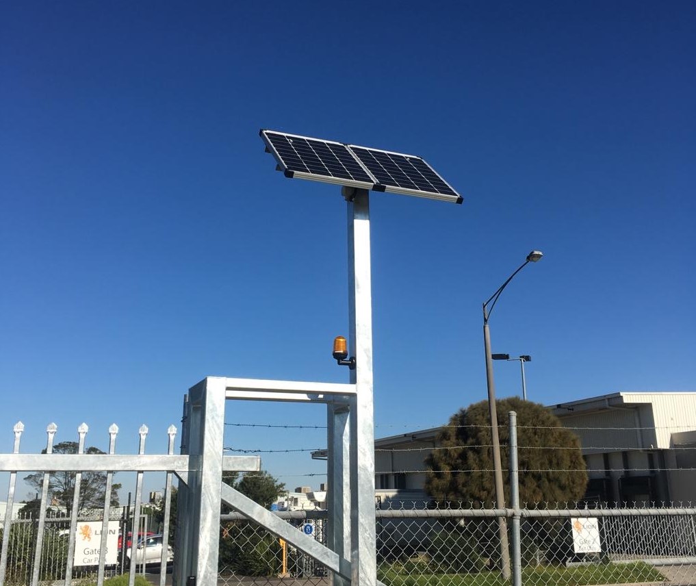 solar powered electric gates