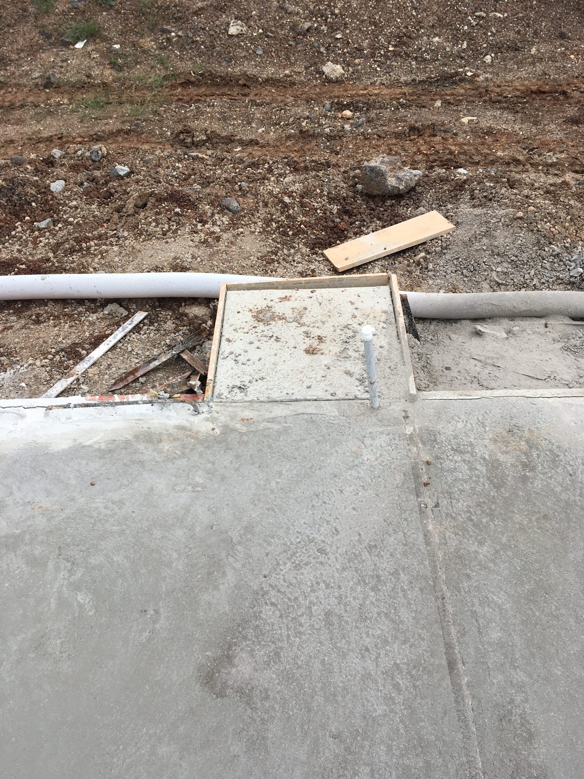 Fence Installation On A Concrete Pad Diamond Fence (Aust) Pty Ltd