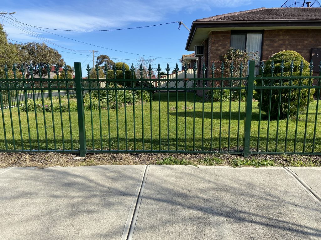 garden metal fencing