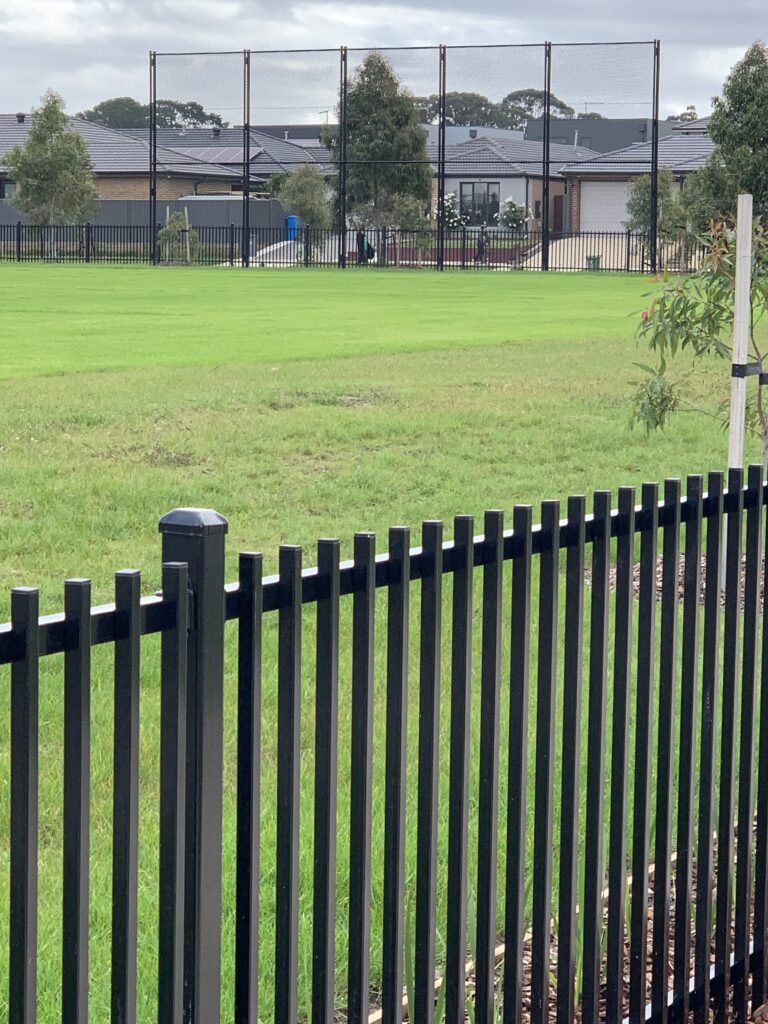 making a steel fence