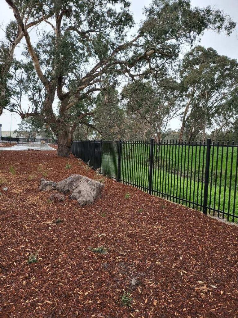 weather- resistant steel fences